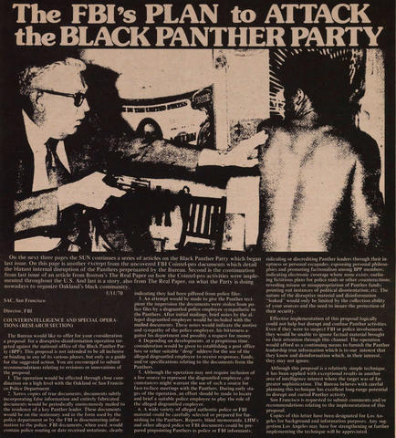 FBI & Black Panthers