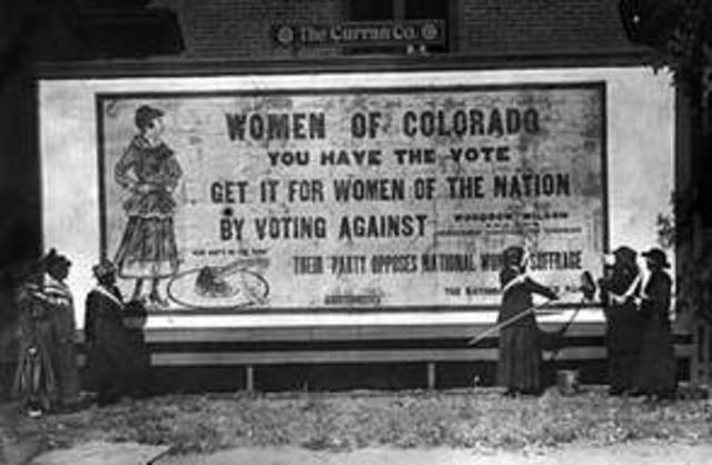 Colorado Grants Women Voting Rights