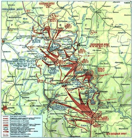 Окончание Воронежско-Касторненской операции