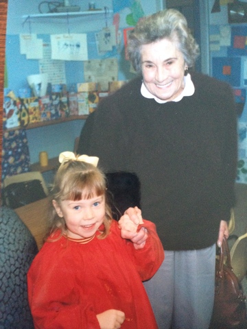 Grandparents day at Kinder