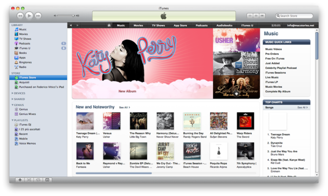 Apple lance itunes music store