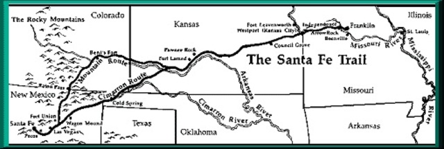 Santa Fe trail is established