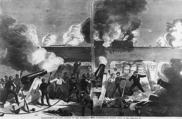 Battle at Fort Sumter (Civil War Begins)