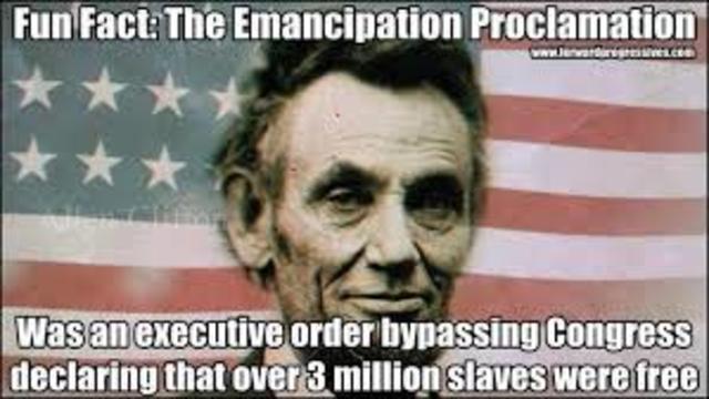 Emancipation proclomation