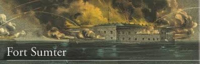 Batle at Fort Sumter (Civil War Begins