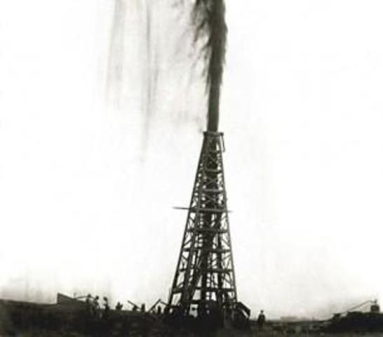 Spindletop Oil Strike