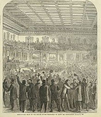 The thirteenth amendment