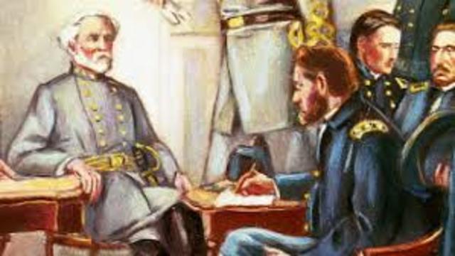 •	Surrender at Appomattox