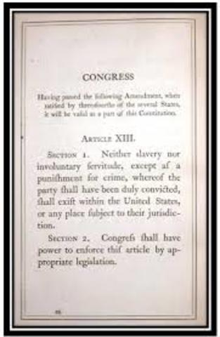 The Thirteenth Amendment