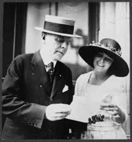 he 19th Amendment, providing full voting rights for women nationally