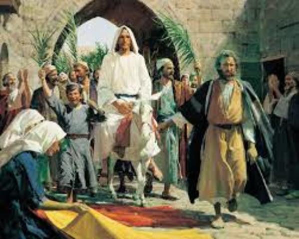 Jesus Rides Into Jerusalem