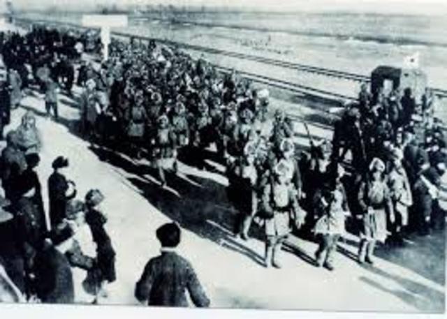 Japanese Army seizes Manchuria