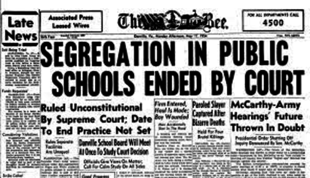 Brown vs. Board of Education