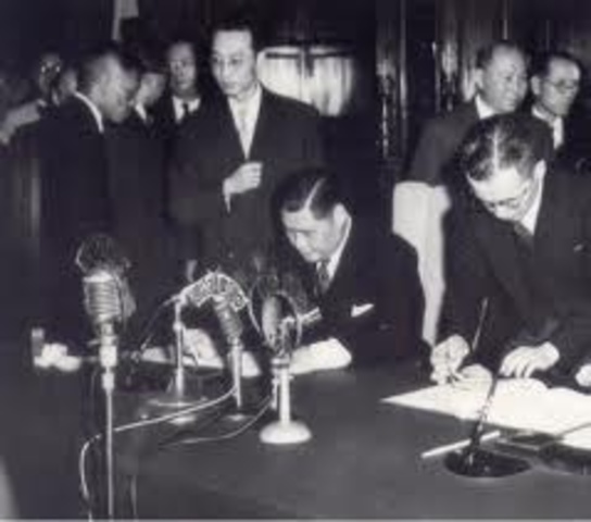 Japan and China treaty