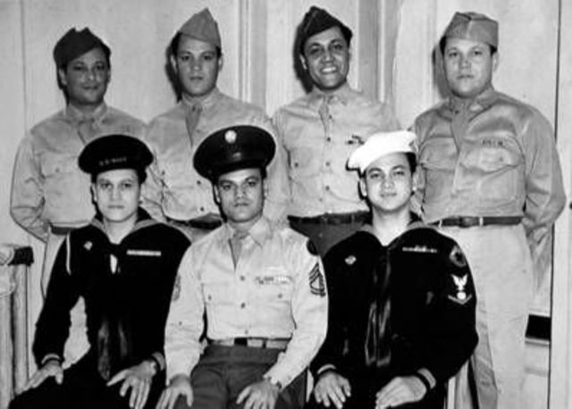 Latinos Begin to served in WWII
