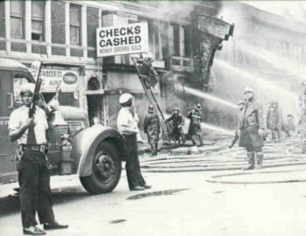 Race Riots in Newark and Detriot