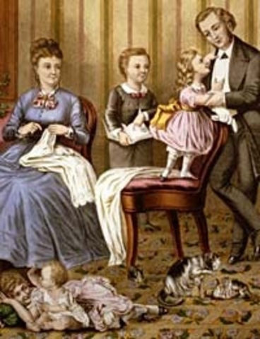 Women's right movement of 1800s The cult of domestic