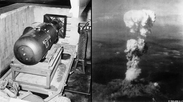 Dropping of the atomic bombs