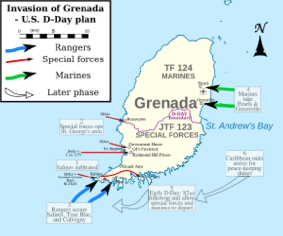 U.S. Invades Grenada