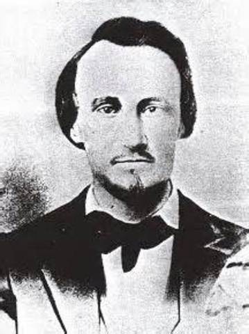 Lyne T. Barret drilled Texas' first producing oil well in Melrose in Nacogdoches County. (oil discovery)