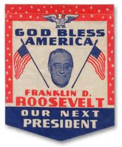 Franklin Roosevelt Elected President