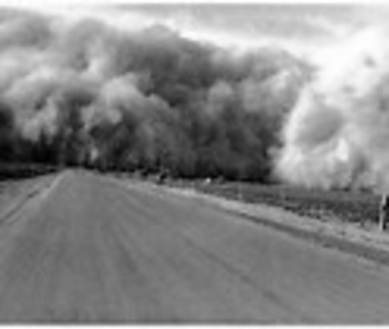 Dust bowl begins