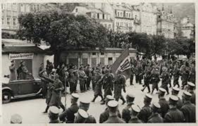 Germany takes Sudetenland