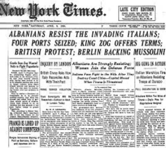 italy invaes Albania