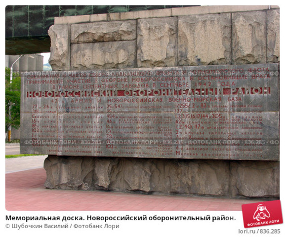 Создание Новороссийского оборонительного района