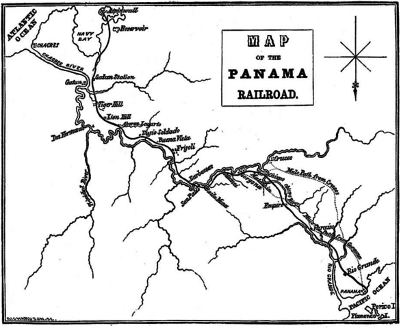 USA bygger jernbane tvers over landet
