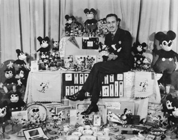 MICKEY MERCHANDISE IS LAUNCHED