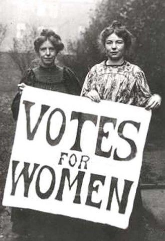 Women finally had the right to vote!