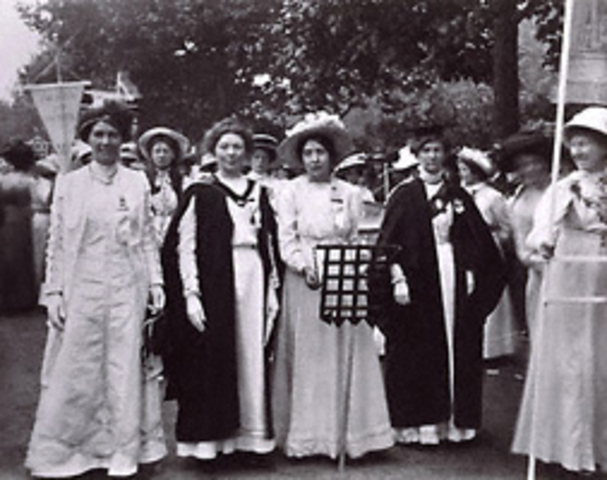 Pankhursts establish Women's Social and Political Union