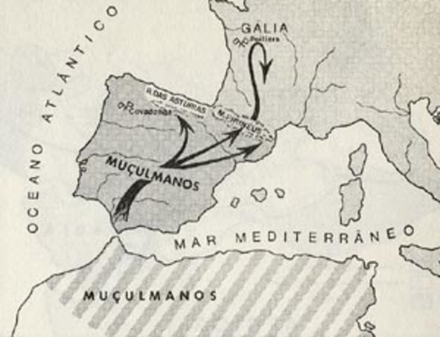 A mór megszállás kezdete