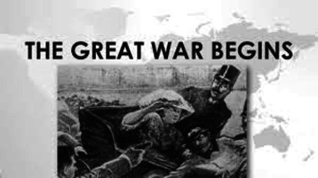 WW1 Begins