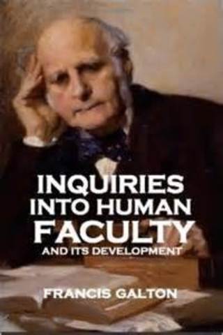 Francis' book "Inquiries into Human Faculty and Its Development" is published