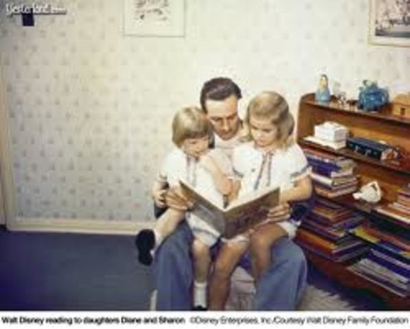 Walt Disneys daughter was born