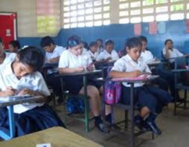 Cómo era el salón o espacio educativo en la primaria