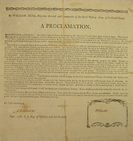 Hull's Proclamation