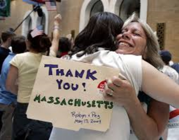 Massachusetts legalizes gay marriages