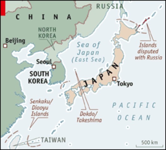 Japan signs treaty with China to respect China's borders