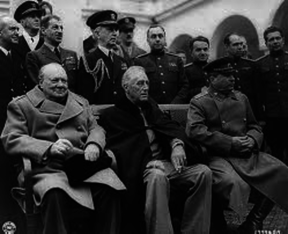 The Axis powers were formed: Japan, Germany, & Italy