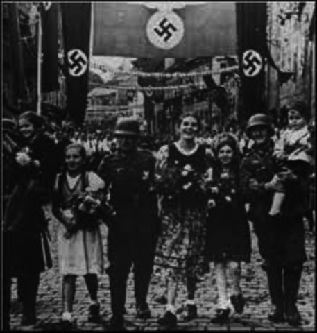 Hitler demanded a Sudetenland