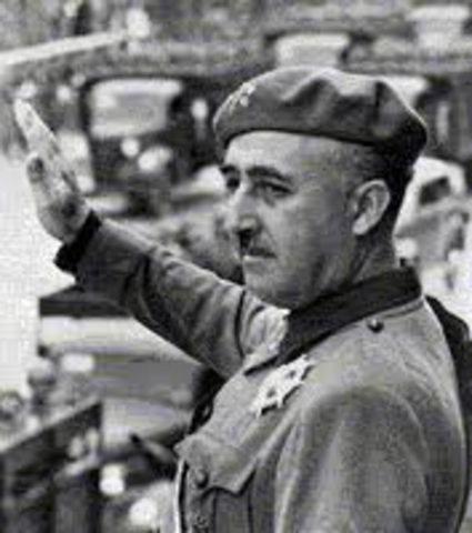 Franco becomes dictator of Spain