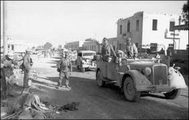 Hitler sends Rommel to help Italian troops in Egypt