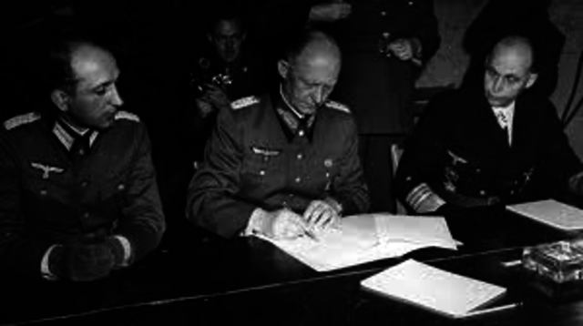 French leaders surrender to Germany