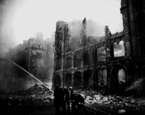 German focuses on the cities espcially London ( Batlle of Britain