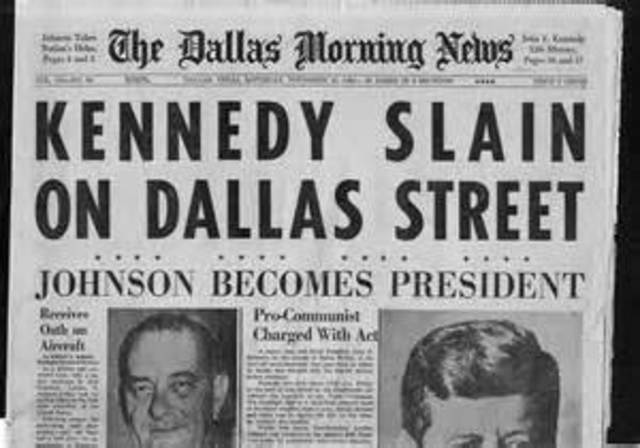 President Kennedy assassinated