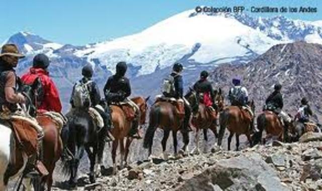 Comienza el cruce de la Cordillera y libera Chile
