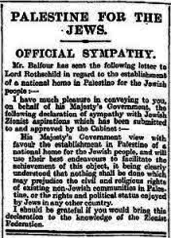 Balfour Decleration